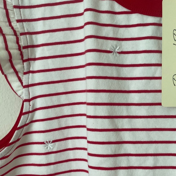 Striped Tank Top in Red and White - Picture 4 of 6